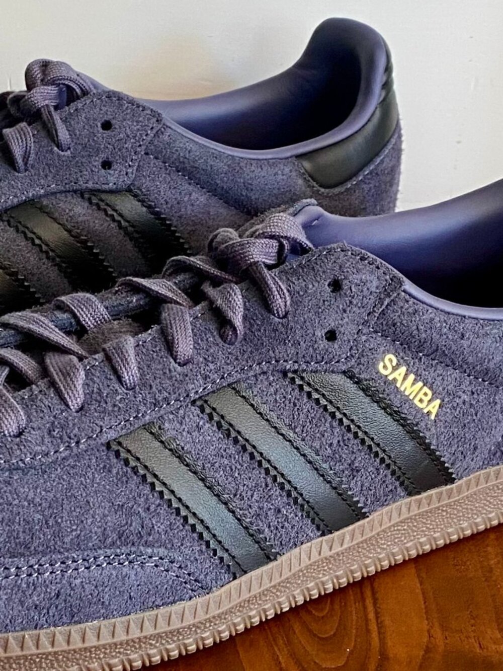 Adidas Samba OG Suede Sneakers Gray/Charcoal Men's Size 10.5 Like New